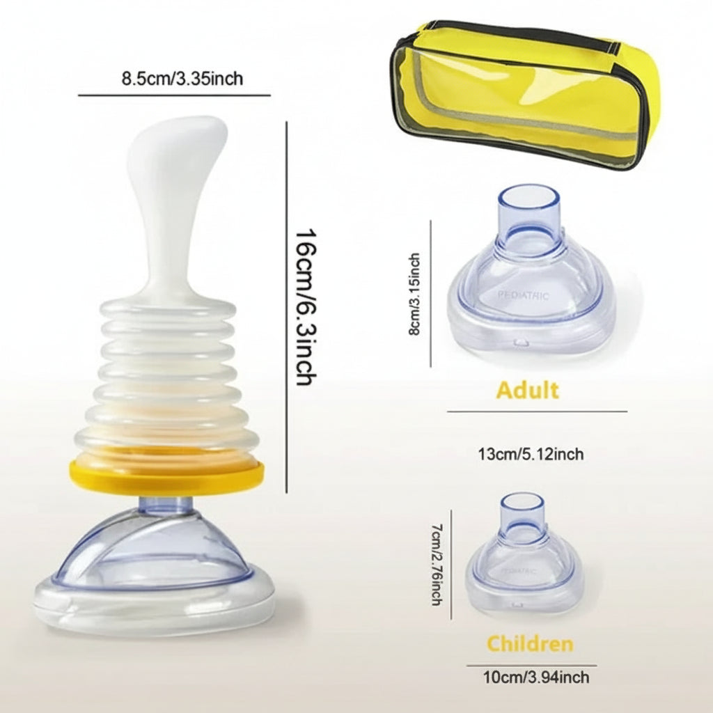 Anti-choking device masks for infants, children, and adults