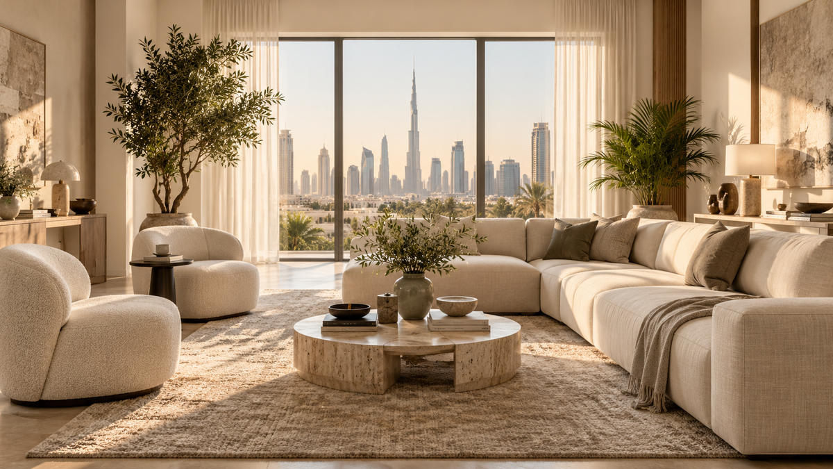 Living room after transformation